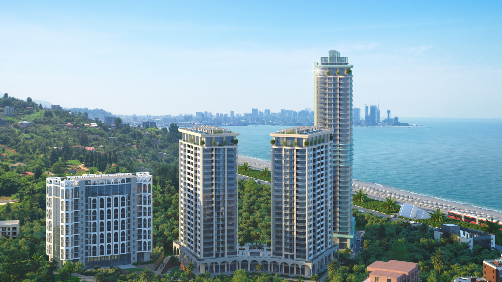 Seaside Studio Apartment for Sale in Tekto Franco, Batumi, Makhinjauri