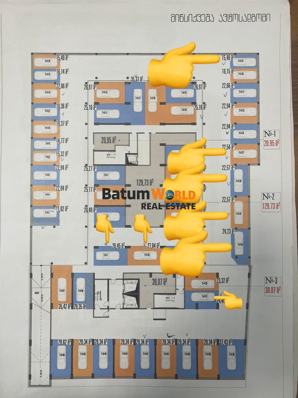 2025-1024 – Parking Space for Sale – Ande Group Complex – 15.4 m² - $15 000