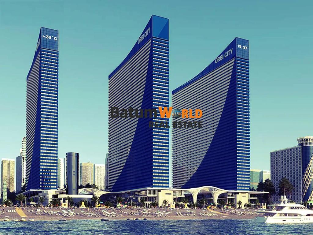 2025-1002 ORBİ CİTY D BLOKTA DOĞRUDAN DENİZ MANZARALI TAMAMEN MOBİLYALI STÜDYO-BATUM 52.000 usd