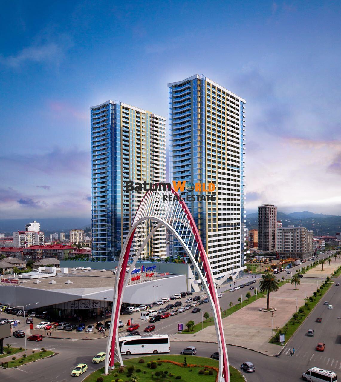 2025-1040-Karadeniz Kuleleri, Batum'da Modern Stüdyo Daire-75.000 $