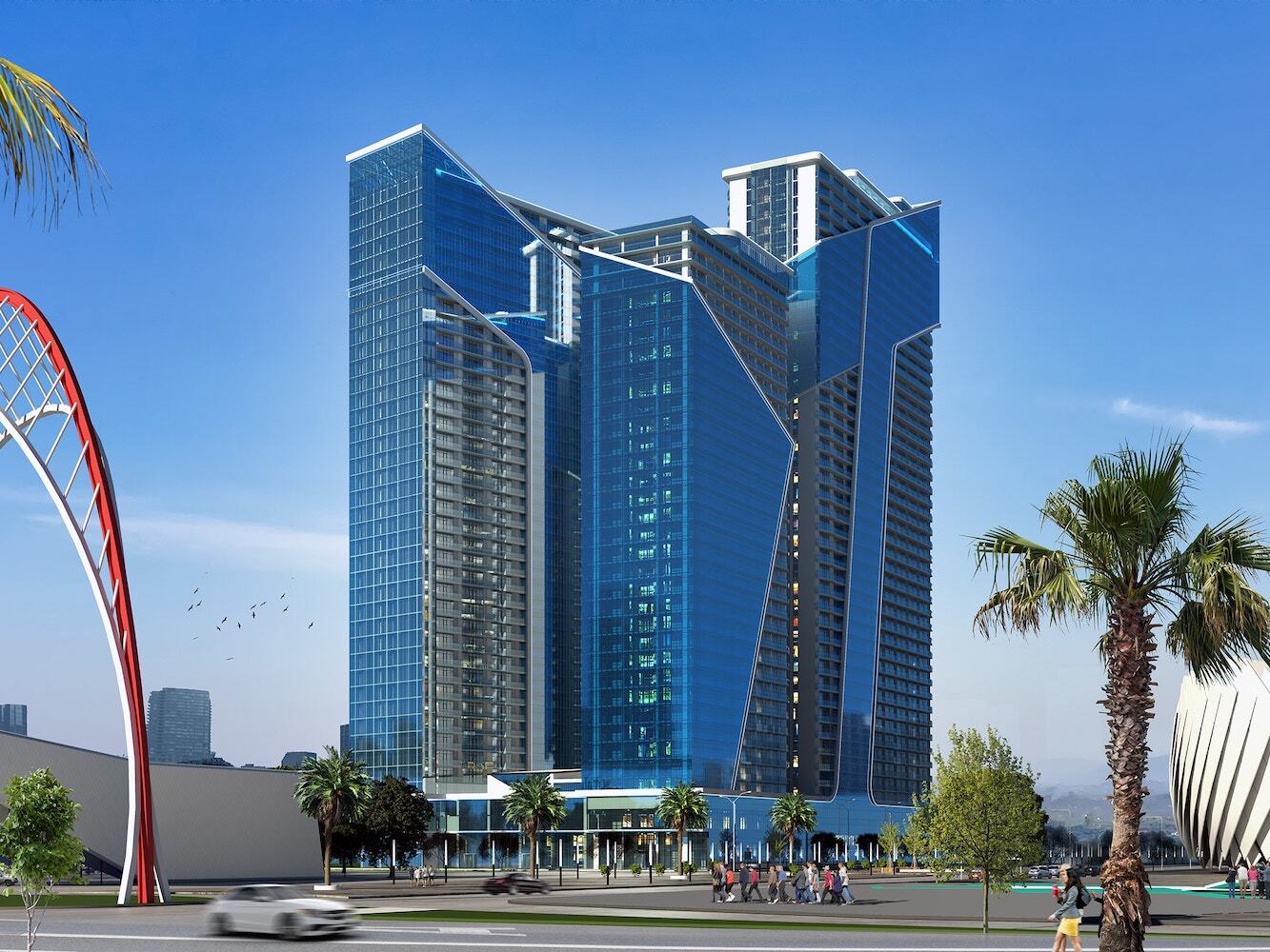 2025-1048 – 2+1 Kaligrafi Kuleleri, Batum'da Satılık Euro Tasarım Daire-122.000 $