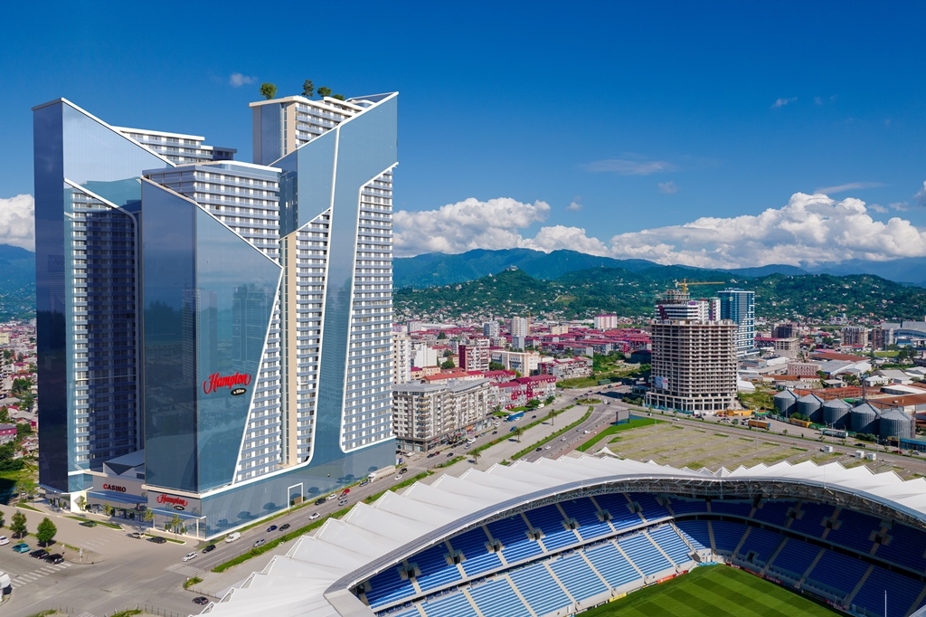 2025-1047-Kaligrafi Kuleleri, Batum'da Benzersiz 2+1 Euro Tasarım Kiralık Daire-750 $ / ay